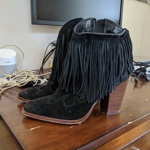 Sam Edelman Women's Benjie Fringe Booties